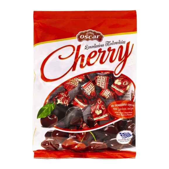 Kirsch gefüllte Pralinen (200g) Oscar von Oscar bei Araxxon  - Hochwertiges griechisches Produkt.   Kirsch gefüllte Pralinen (200g) Oscar από Oscar στο Araxxon  - Αυθεντικό ελληνικό προϊόν.